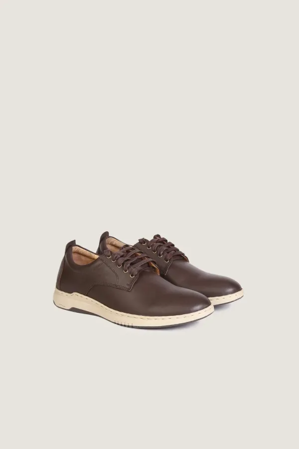 Jermyn Derby Shoes – Chocolate Brown – view 3