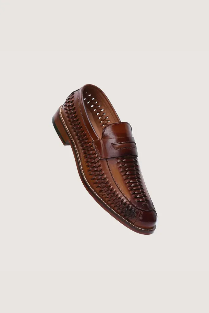 Lombard Leather Loafers – Tan – view 1