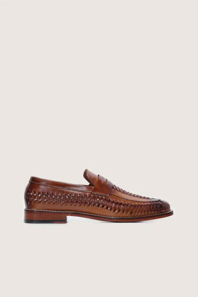 Lombard Leather Loafers – Tan – view 2