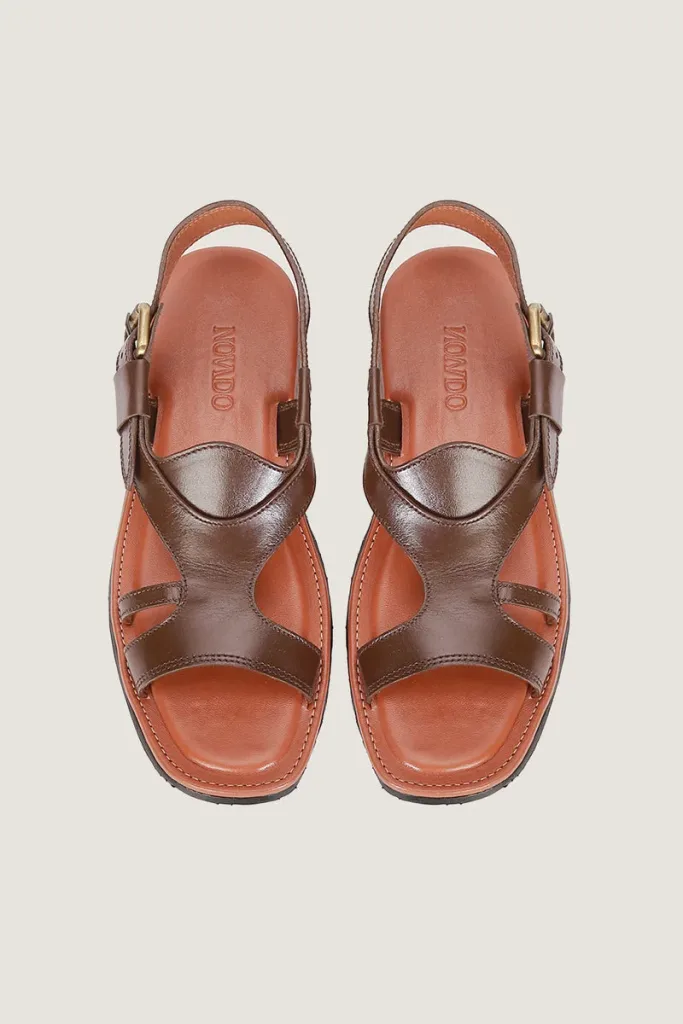 Maddox Peshawari Chappals – Brown and Chocolate – view 4