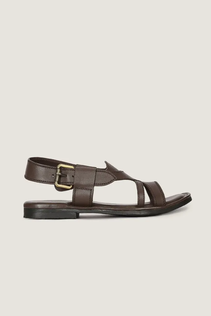 Maddox Peshawari Chappals – Chocolate Brown – view 2