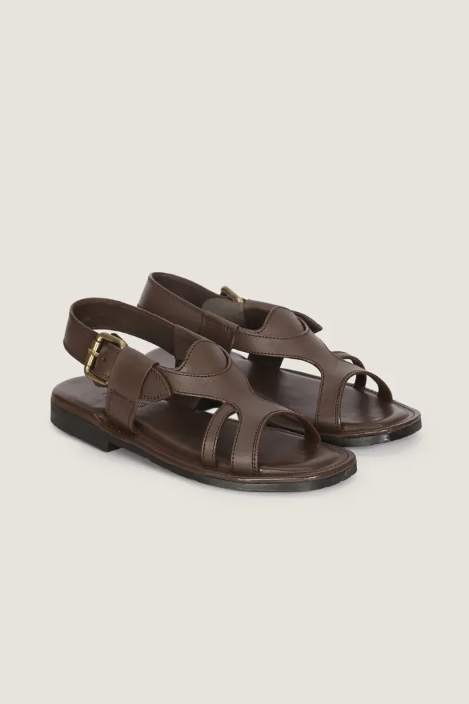 Maddox Peshawari Chappals – Chocolate Brown – view 3
