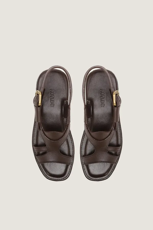 Maddox Peshawari Chappals – Chocolate Brown – view 4