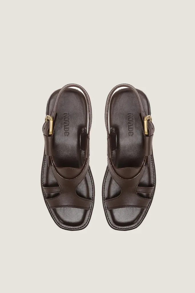 Maddox Peshawari Chappals – Chocolate Brown – view 4