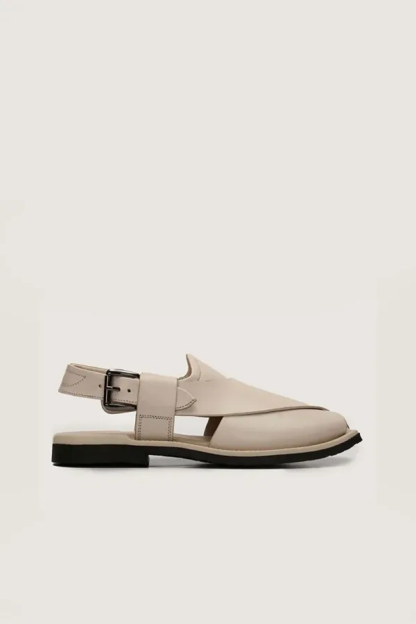 Manchester Peshawari Chappals – Off White – view 3