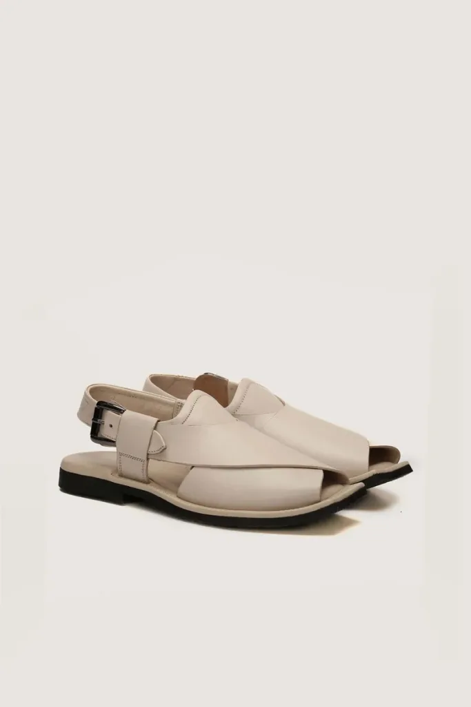 Manchester Peshawari Chappals – Off White – view 4