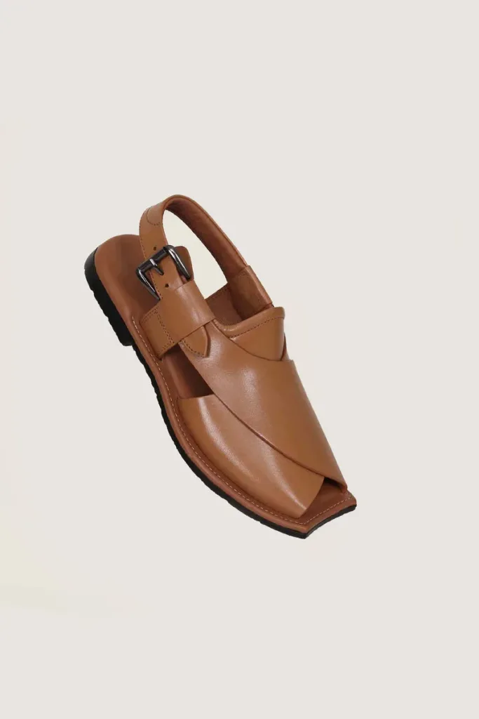Manchester Peshawari Chappals – Sand – view 1