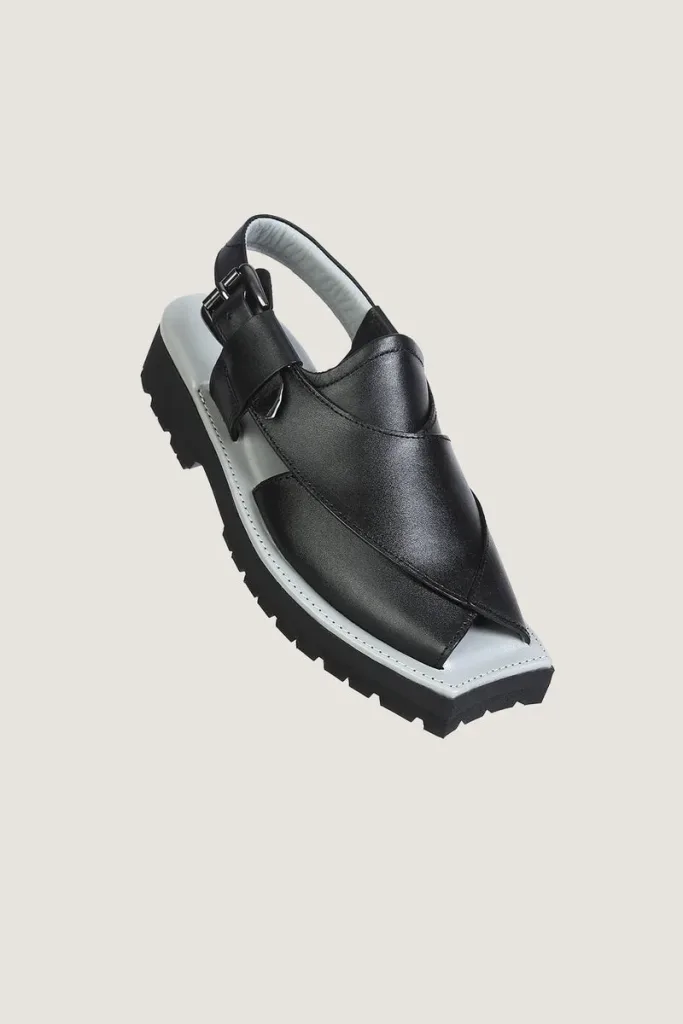 Marshall Peshawari Chappals – Black – view 1