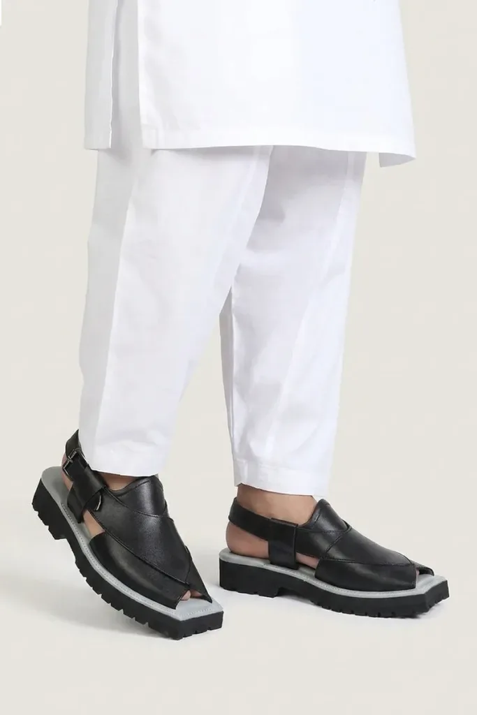 Marshall Peshawari Chappals – Black – view 2