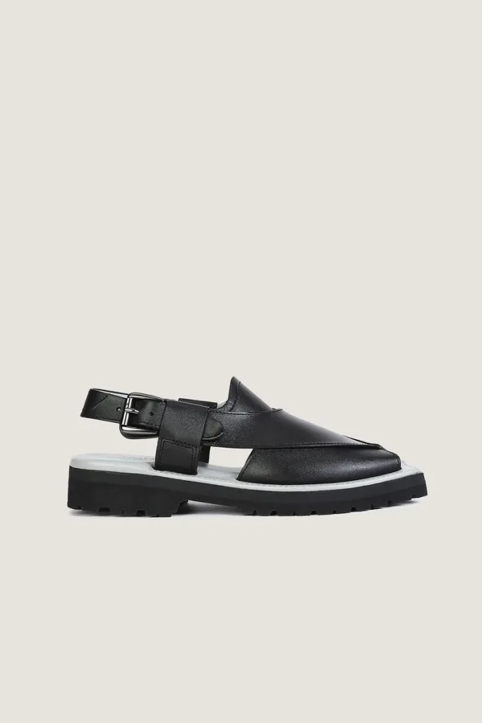 Marshall Peshawari Chappals – Black – view 3