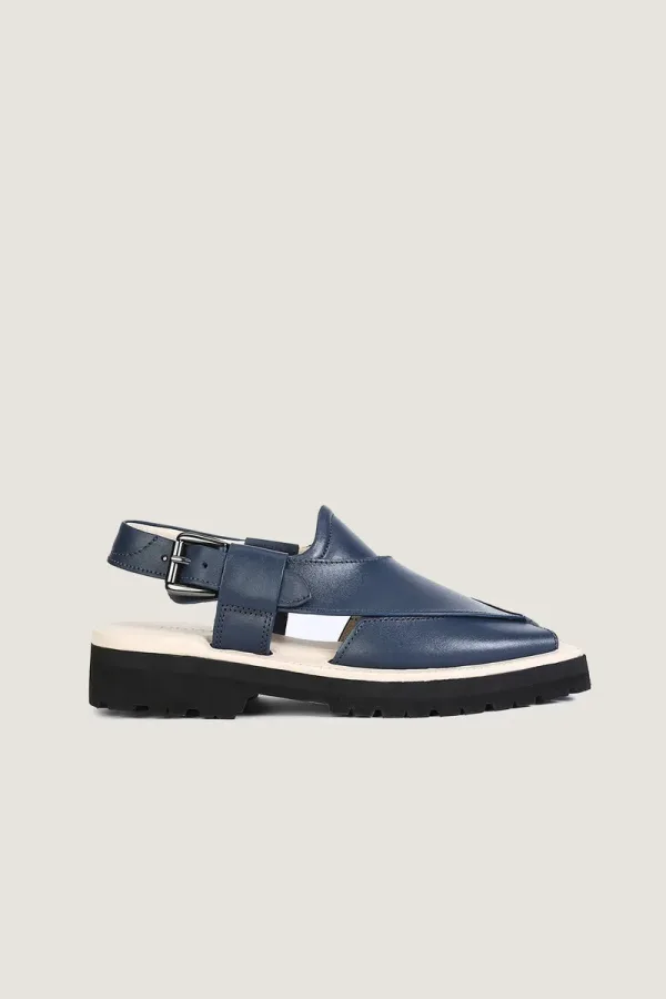Marshall Peshawari Chappals – Blue – view 3