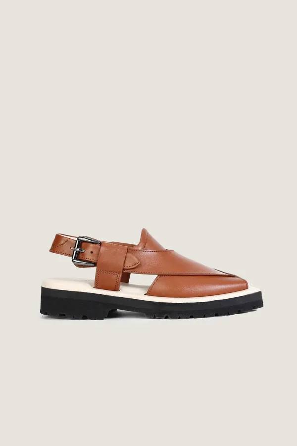 Marshall Peshawari Chappals – Brown – view 3