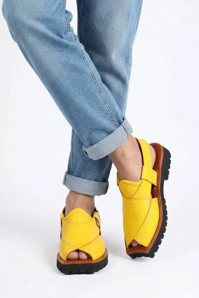 Marshall Peshawari Chappals – Mustard – view 2