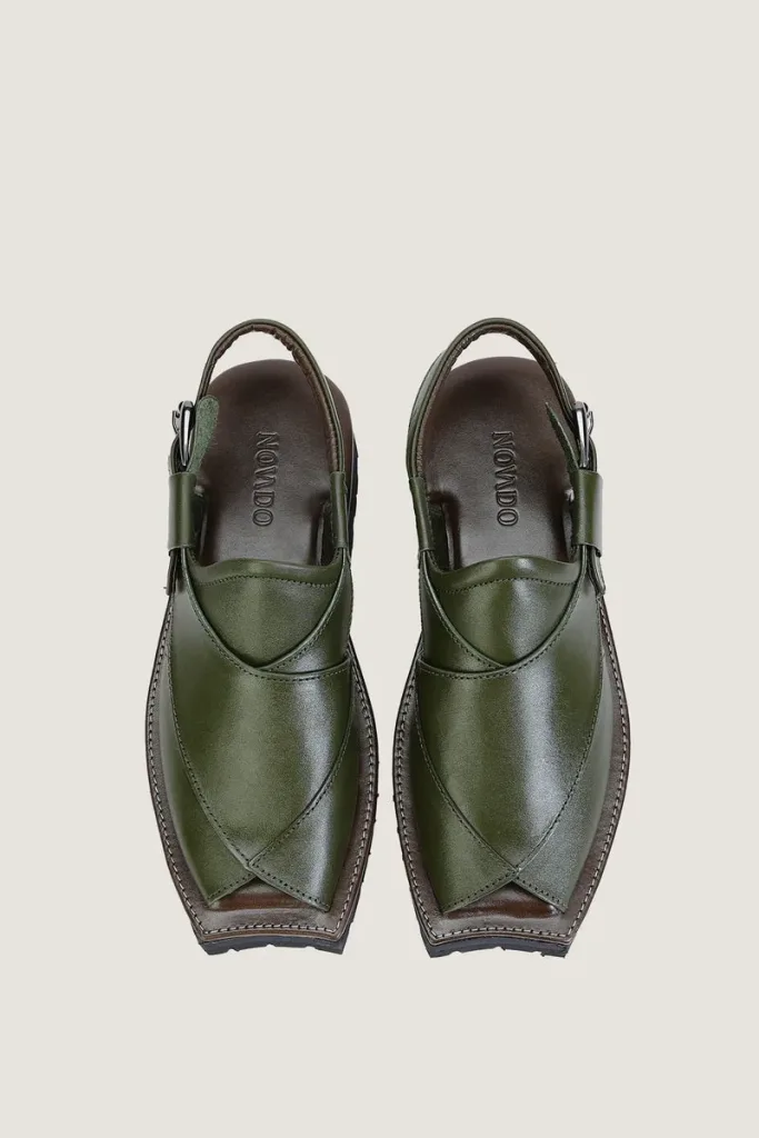 Marshall Peshawari Chappals – Olive – view 4