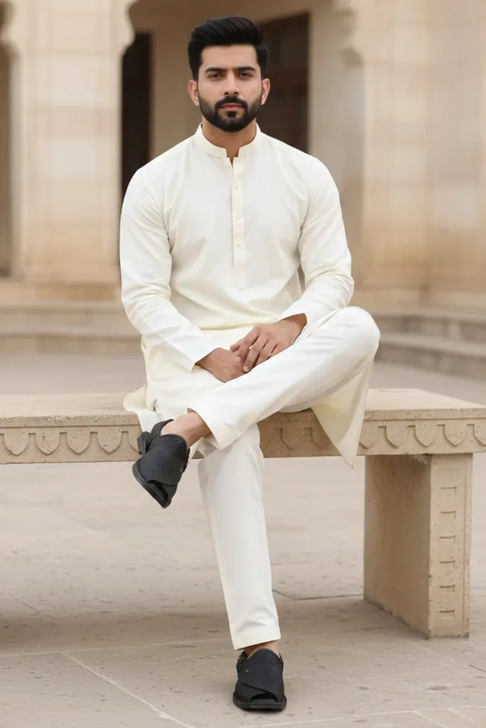 Orchard Peshawari Chappals – Black – view 2