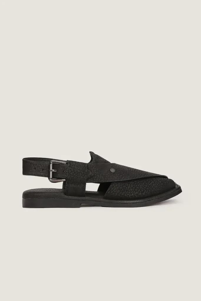 Orchard Peshawari Chappals – Black – view 3