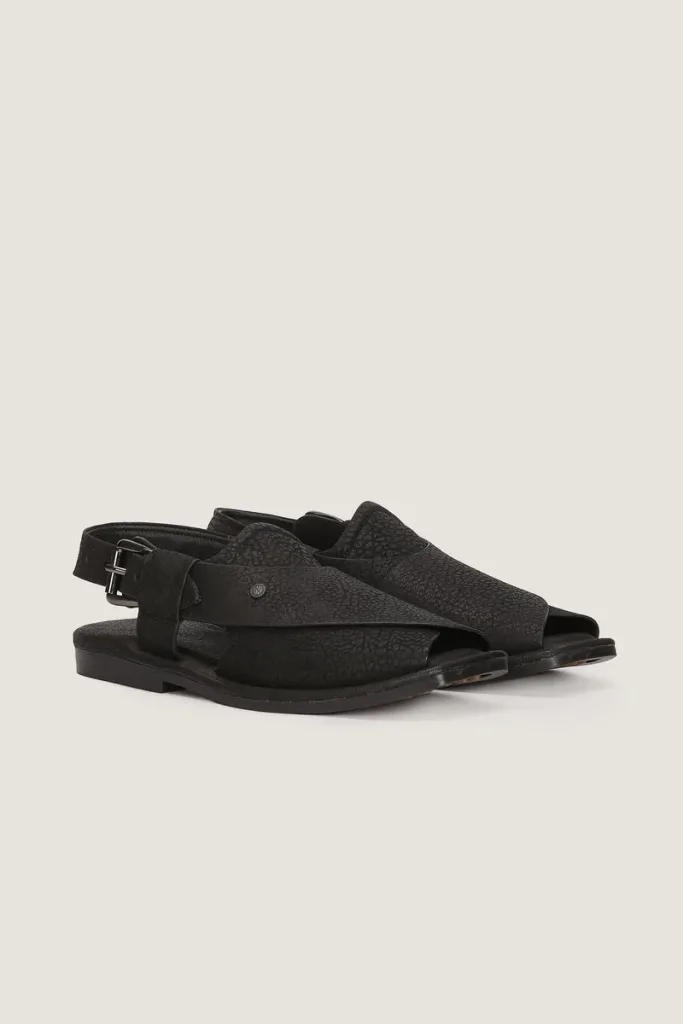 Orchard Peshawari Chappals – Black – view 4