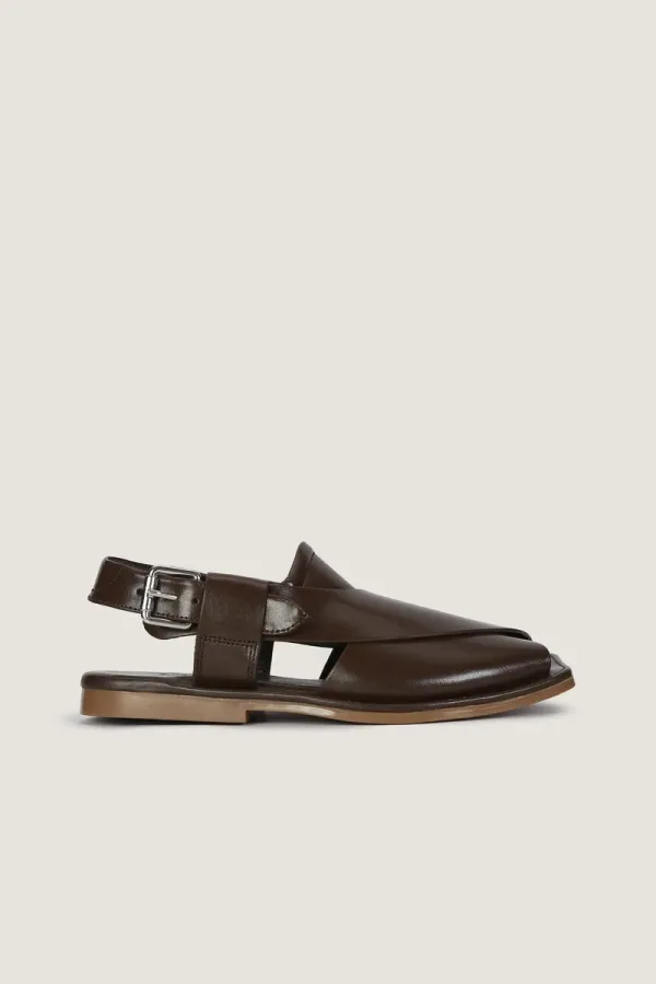 Orchard Peshawari Chappals – Brown – view 2