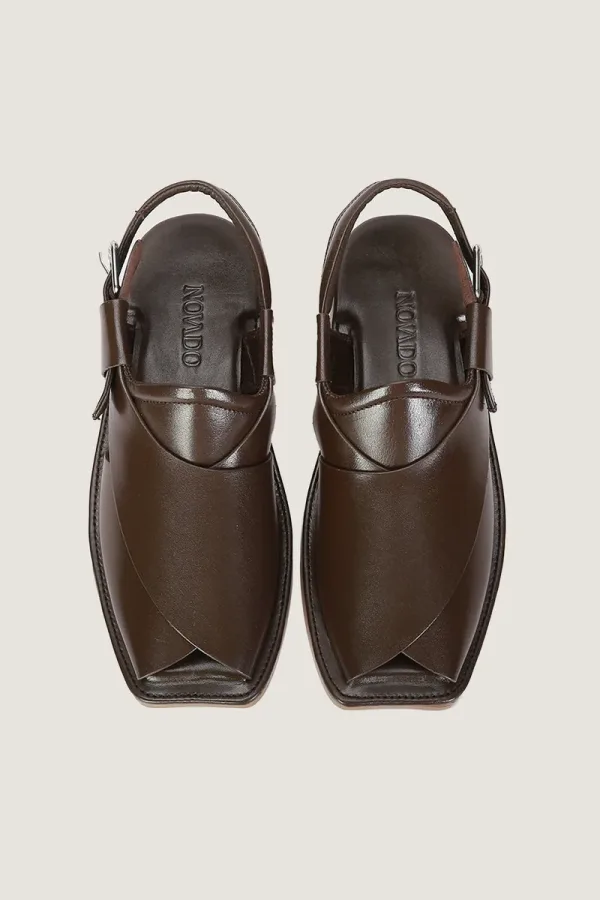 Orchard Peshawari Chappals – Brown – view 4