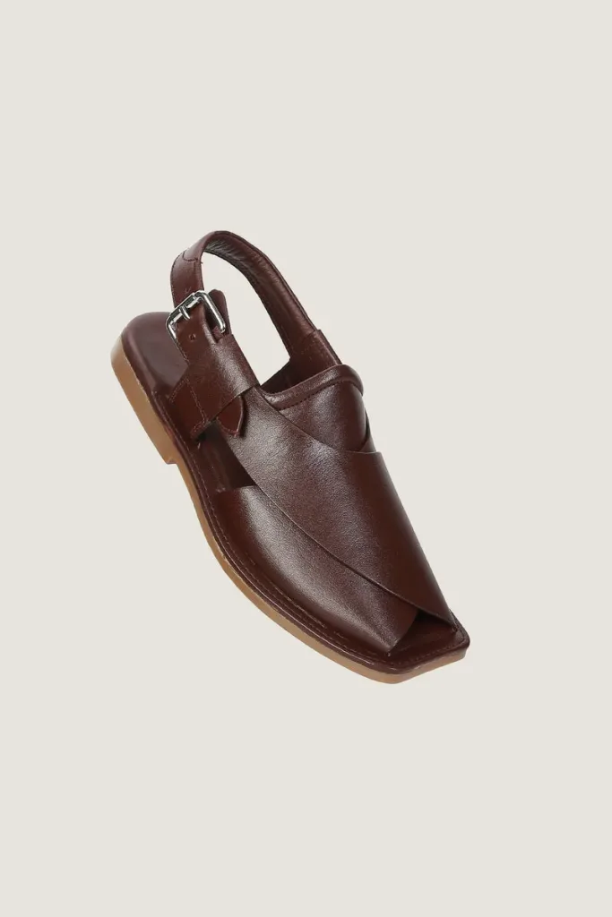 Orchard Peshawari Chappals – Burgundy 2 – view 1