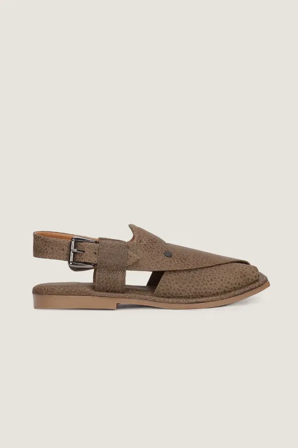 Orchard Peshawari Chappals – Olive – view 3