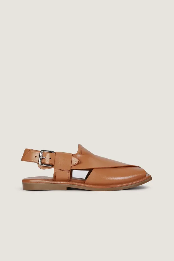 Orchard Peshawari Chappals – Sand – view 2