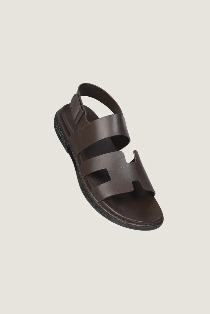 Poland Leather Sandals – Chocolate Brown – view 2