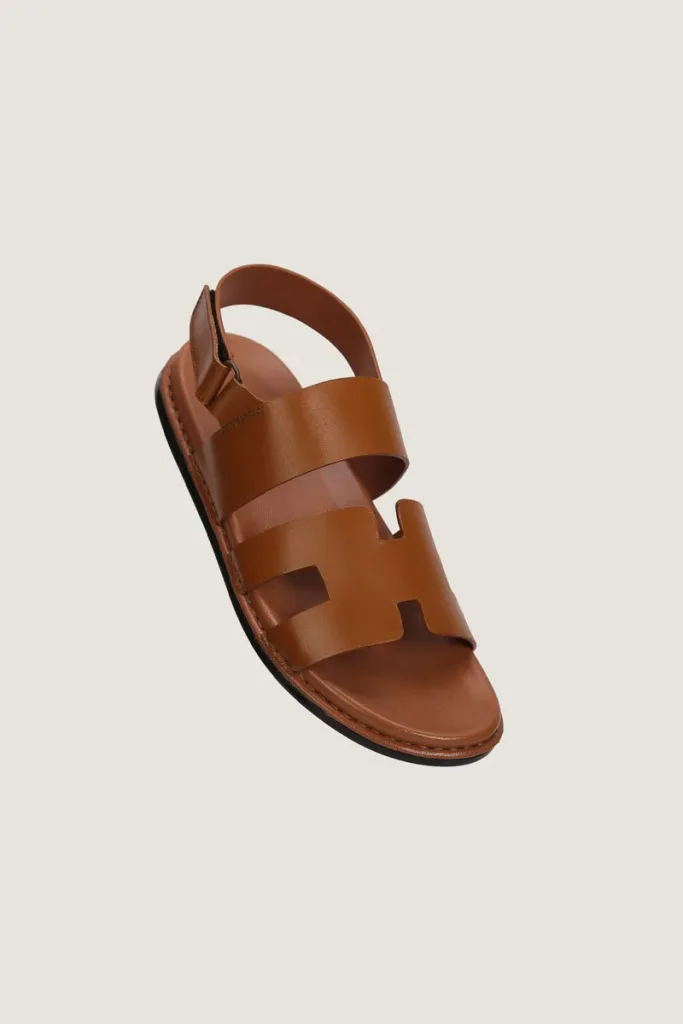 Poland Leather Sandals – Tan – view 2