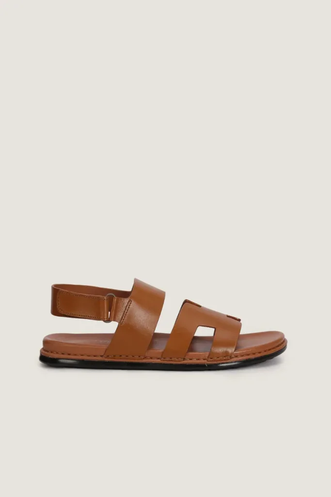 Poland Leather Sandals – Tan – view 3