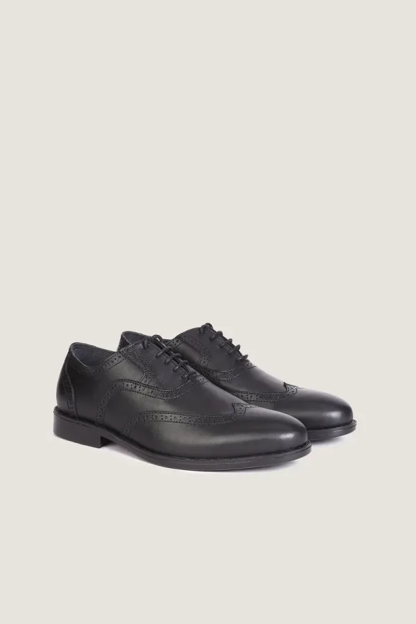 Portobello Brogue Oxford Shoes – Black – view 3