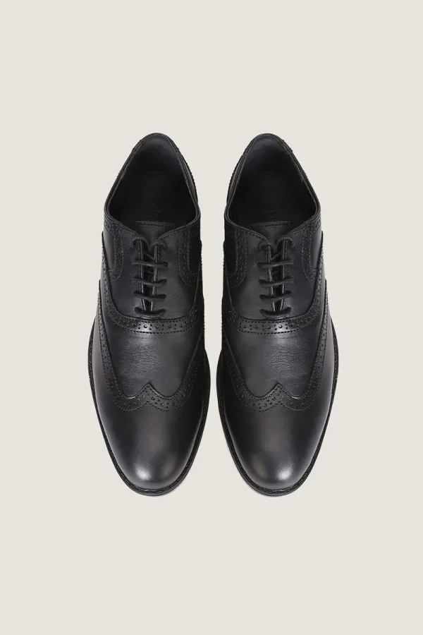 Portobello Brogue Oxford Shoes – Black – view 4