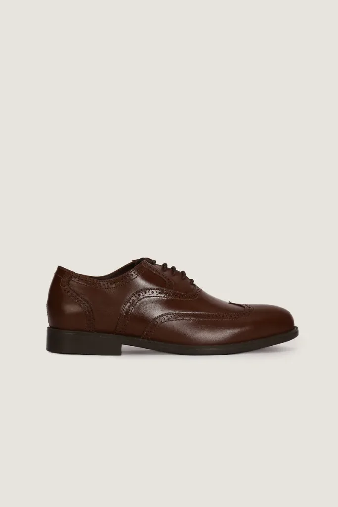 Portobello Brogue Oxford Shoes – Brown – view 2