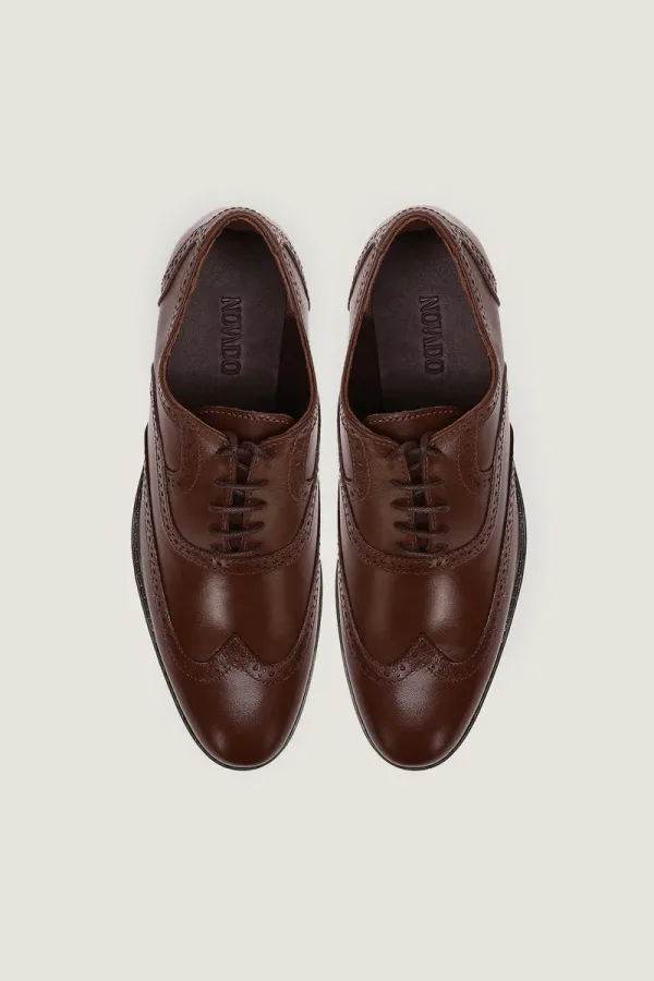 Portobello Brogue Oxford Shoes – Brown – view 4