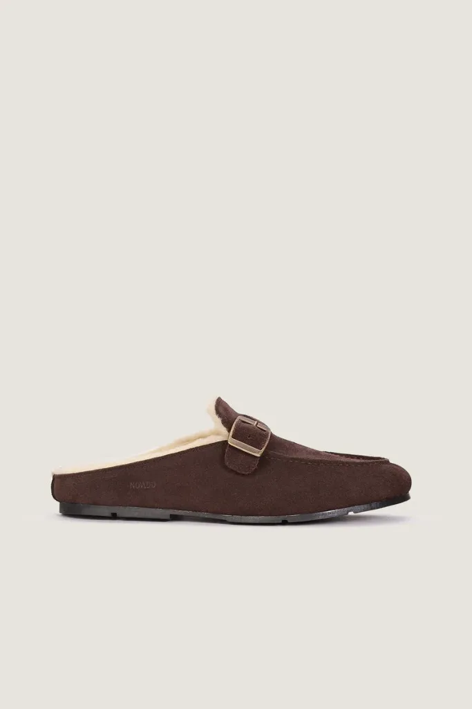Russell Leather Mules – Chocolate Brown – view 2