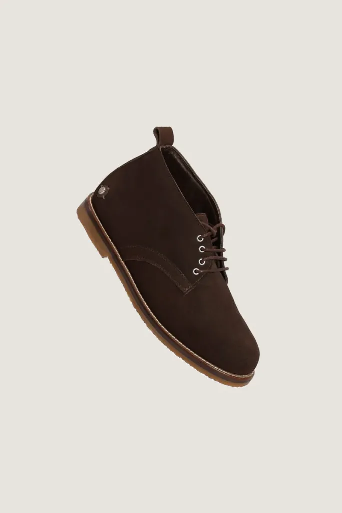 Savile Chukka Boots – Chocolate Brown – view 1