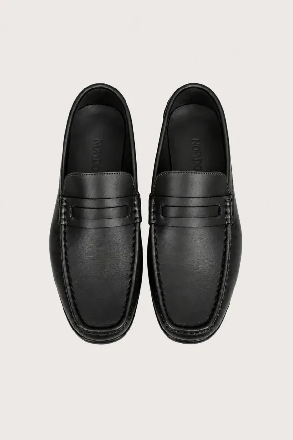 Savoy Leather Driving Shoes – Black – view 2