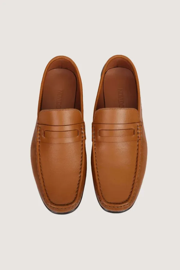 Savoy Leather Driving Shoes – Tan – view 3