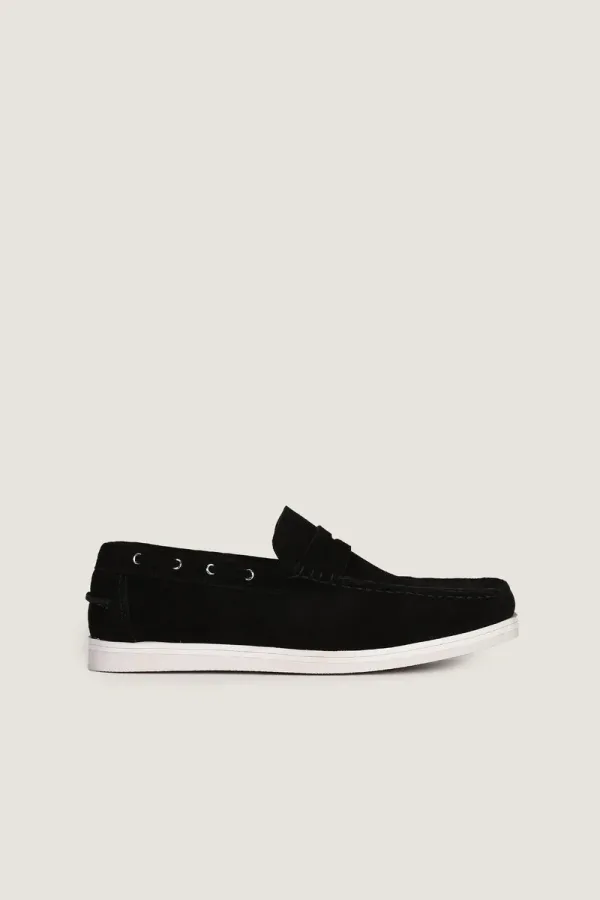 Threadneedle Suede Loafers – Black – view 2