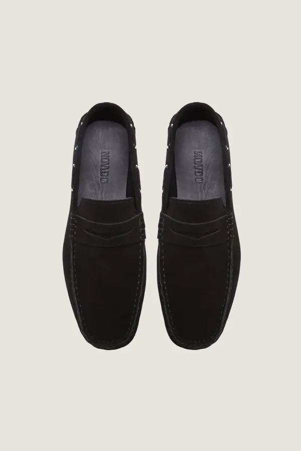 Threadneedle Suede Loafers – Black – view 4