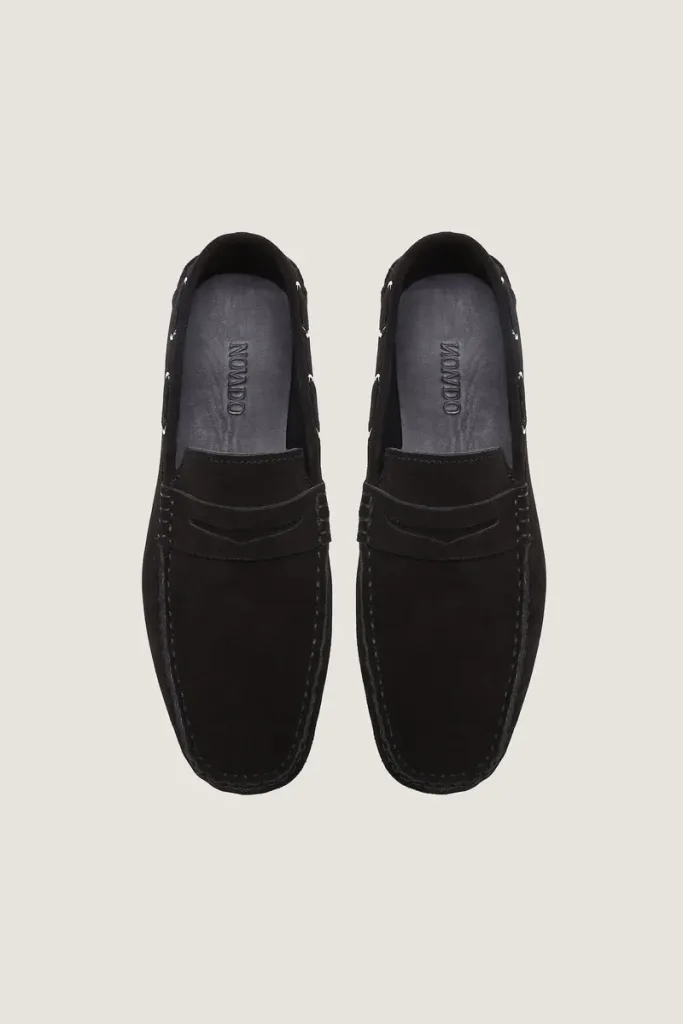 Threadneedle Suede Loafers – Black – view 4