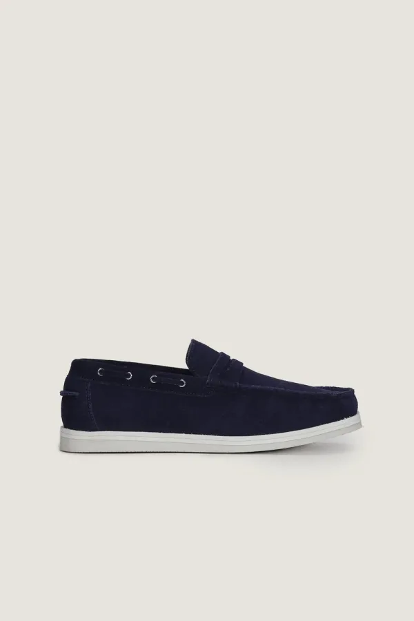 Threadneedle Suede Loafers – Blue – view 2