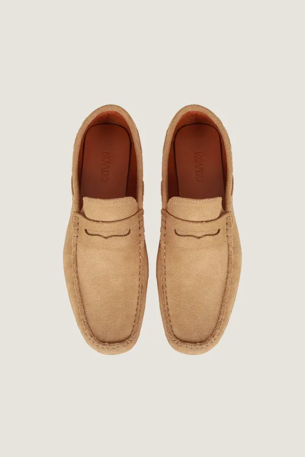 Threadneedle Suede Loafers – Camel – view 3