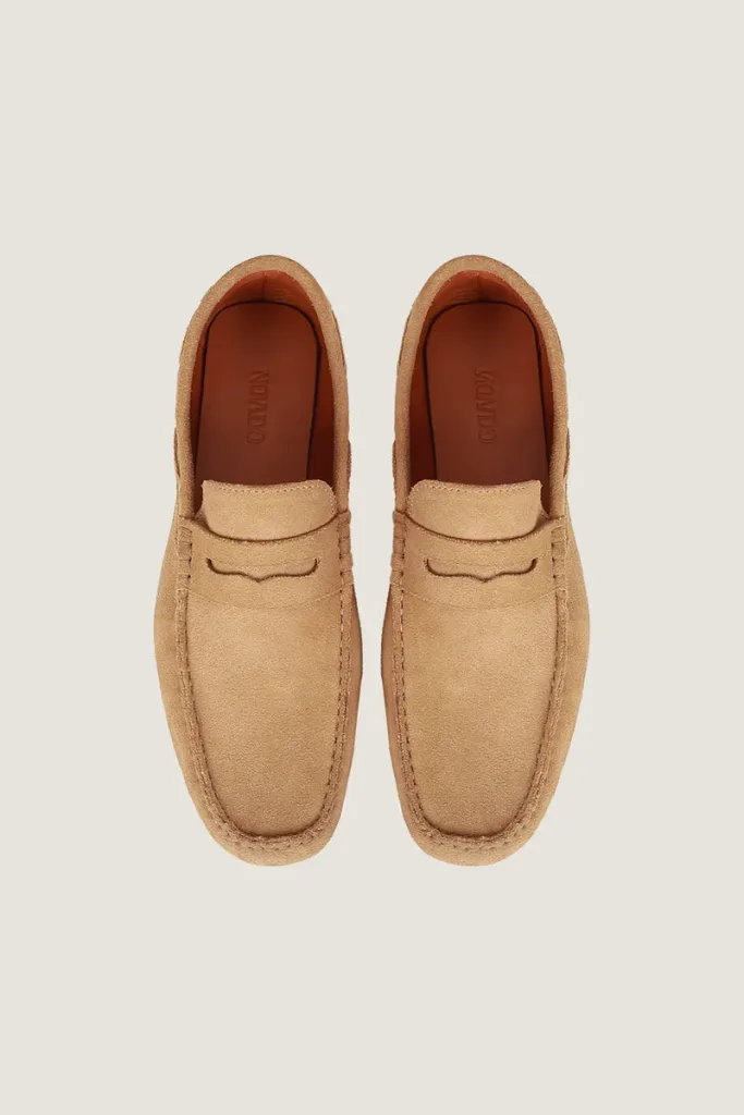 Threadneedle Suede Loafers – Camel – view 3