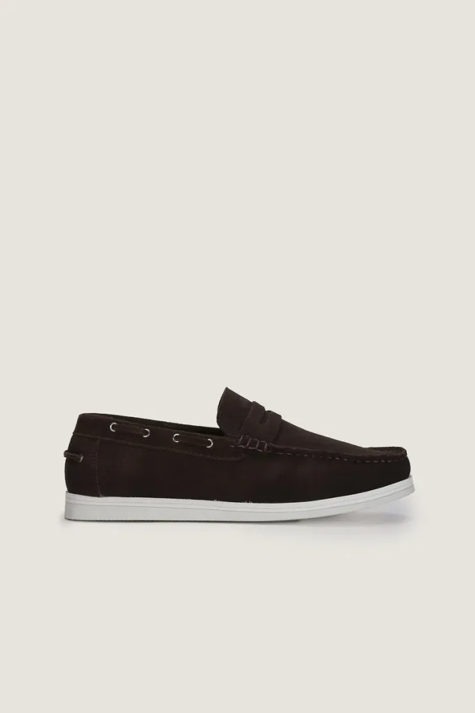 Threadneedle Suede Loafers – Chocolate Brown – view 2
