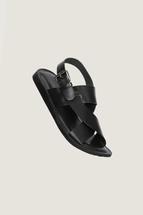 Wardour Leather Sandals – Black – view 2