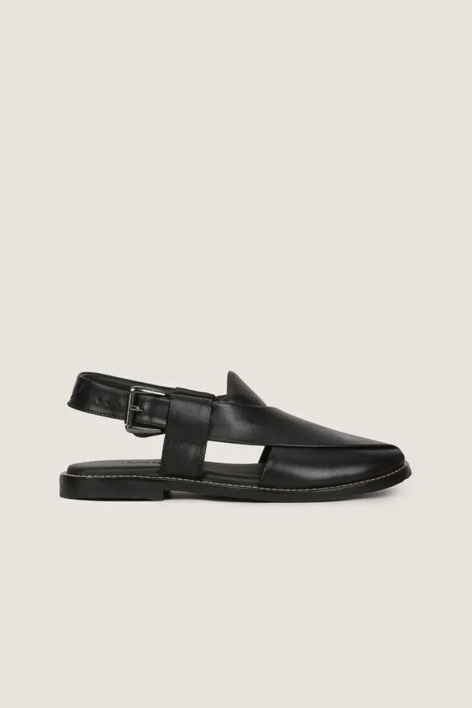 Welbeck Peshawari Chappals – Black – view 3