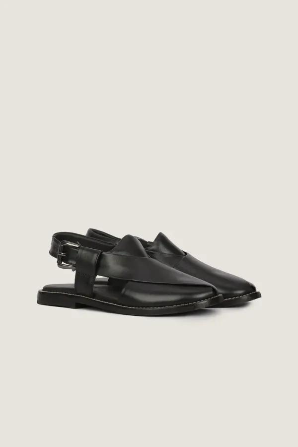 Welbeck Peshawari Chappals – Black – view 4