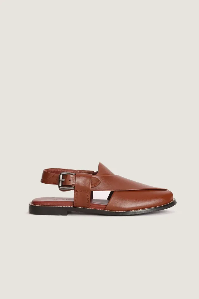 Welbeck Peshawari Chappals – Dark Brown – view 2