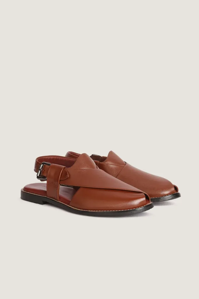 Welbeck Peshawari Chappals – Dark Brown – view 3