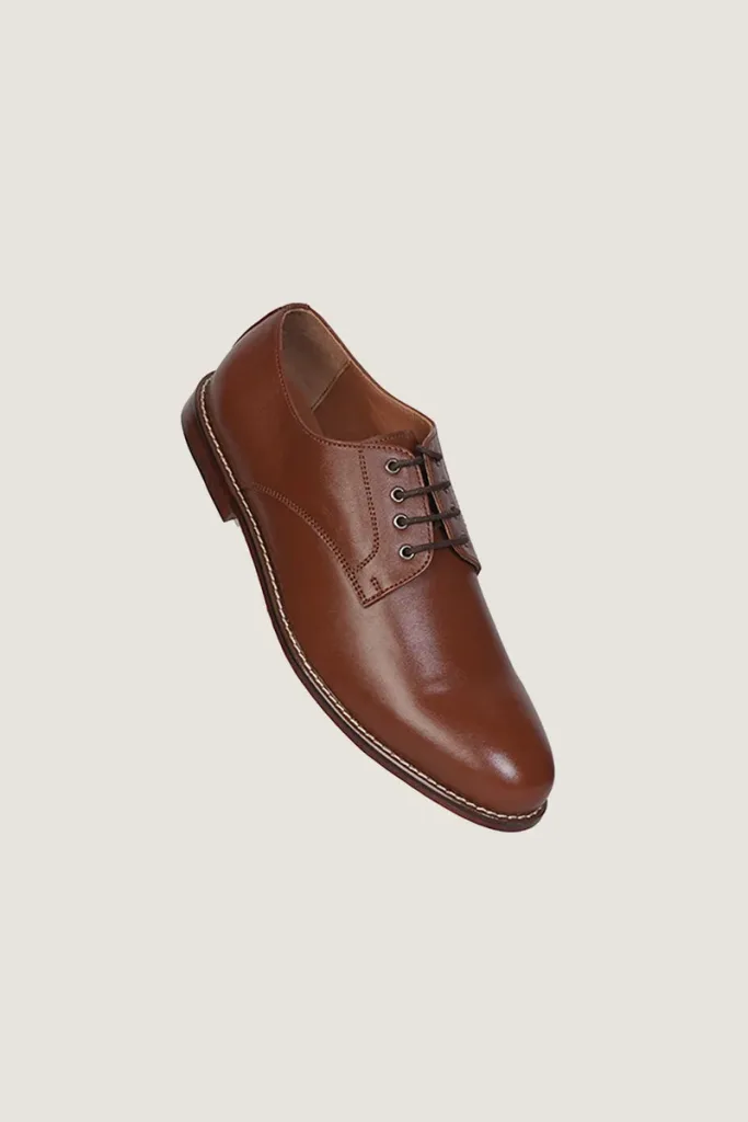 Wigmore Derby Shoes – Tan – view 1